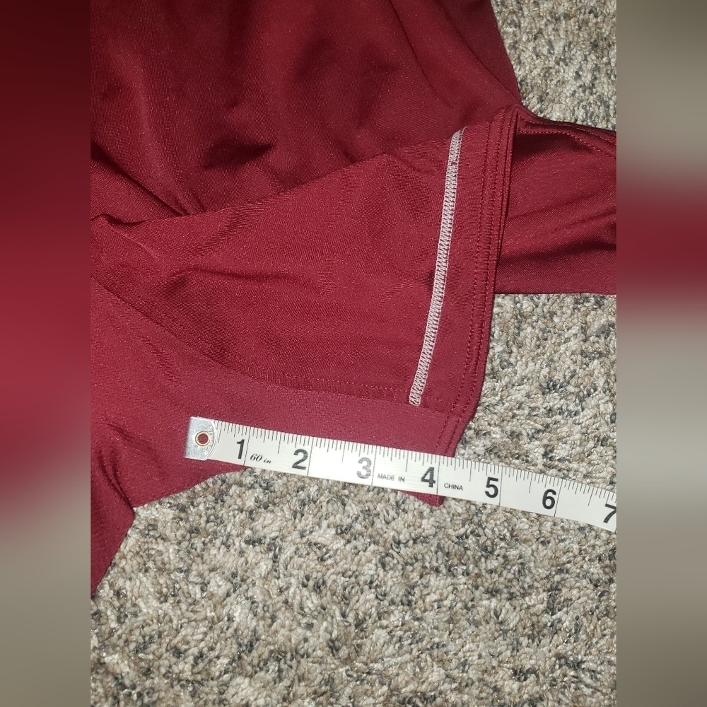 Nike| Boy's Maroon Athletic Jogging Running Training Shorts - Picture 5 of 6